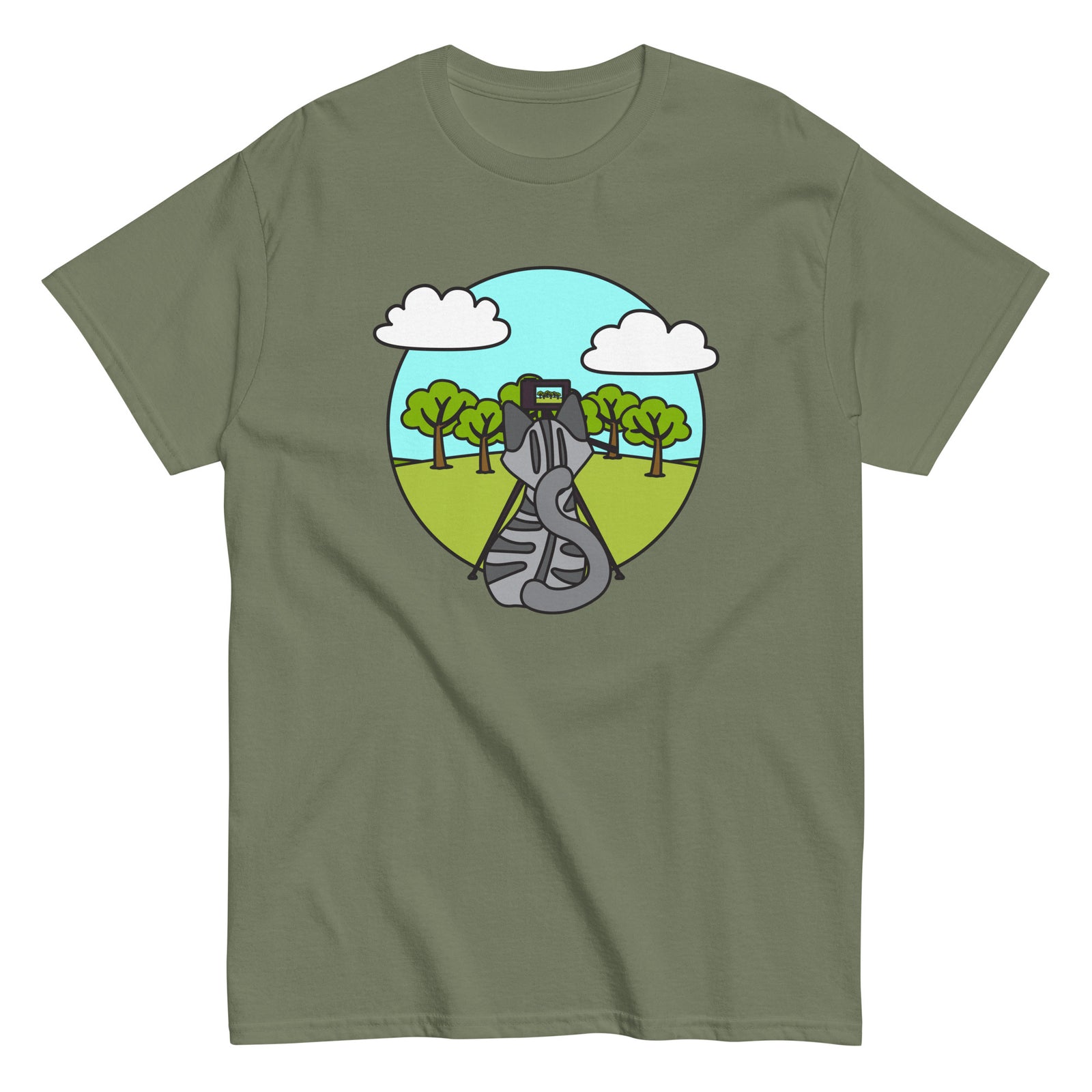 Behind the Viewfinder Cat T-Shirt