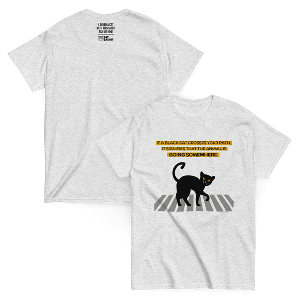 Black Cat Superstition T-Shirt - Cat Bandit | Cat Shirts