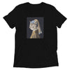Girl With the Pearl Earring Cat T-Shirt