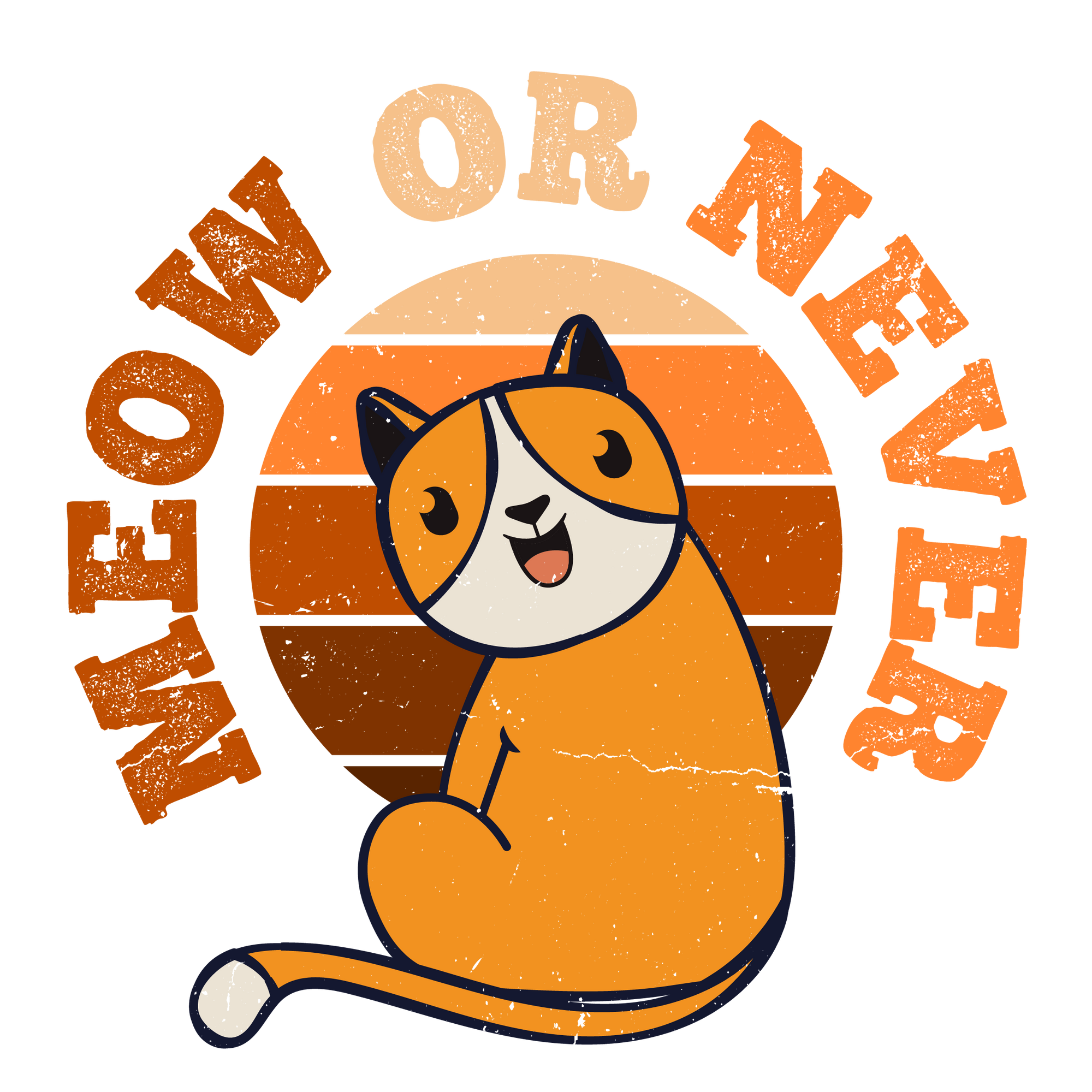 Meow or Never Cat T-Shirt