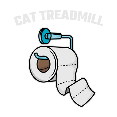 Cat TP Treadmill T-Shirt