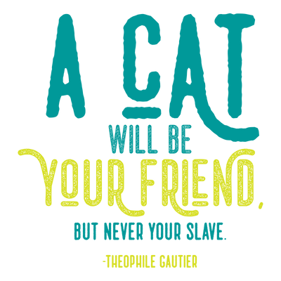 Cat Friend, Never Slave T-Shirt