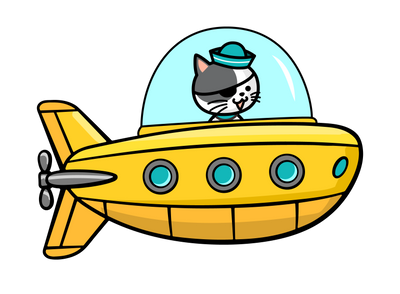 Cat Submarine T-Shirt