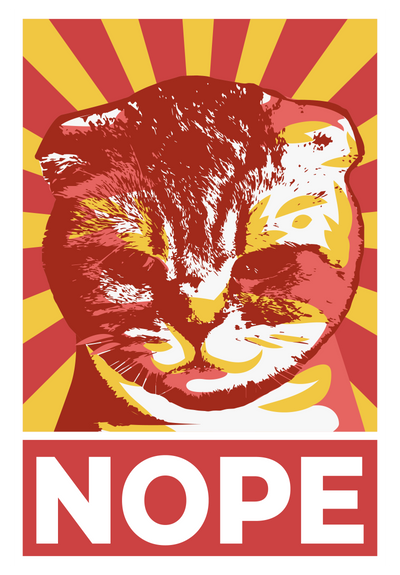 Nope Cat T-Shirt