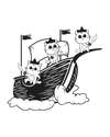 Pirate Cats T-Shirt