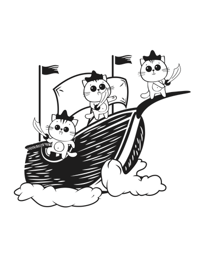 Pirate Cats T-Shirt