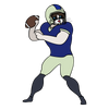 Quarterback Cat T-Shirt