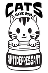 Cats Are My Antidepressant T-Shirt