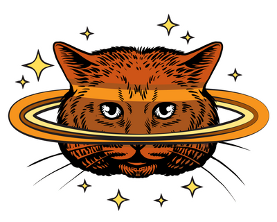Saturn Cat T-Shirt