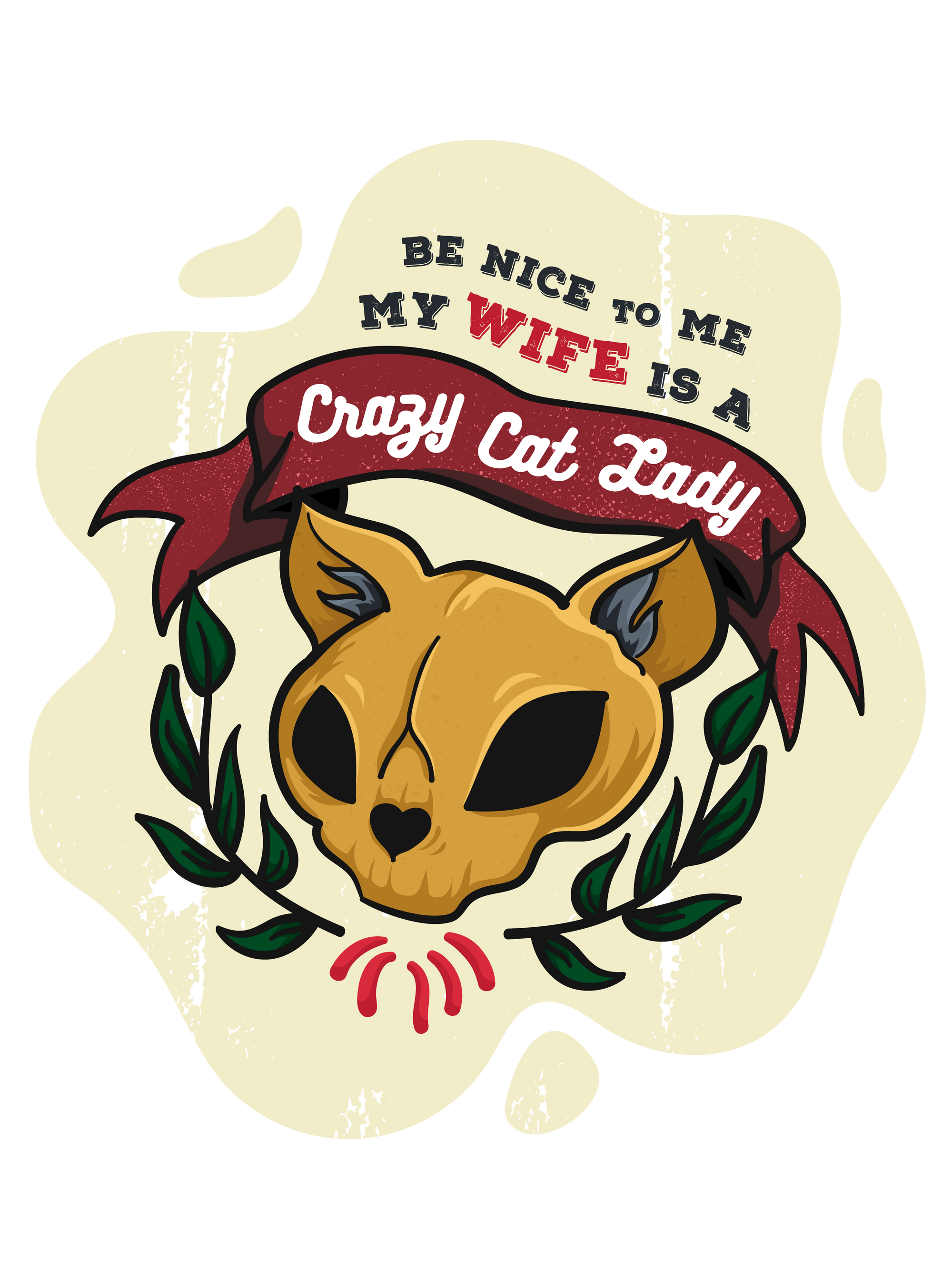 Wife Is Crazy Cat Lady T-Shirt