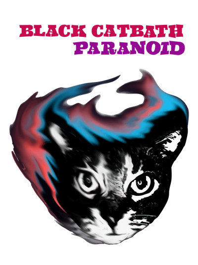 Black Catbath: Paranoid T-Shirt