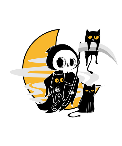 Death and His Cats T-Shirt
