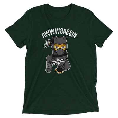 Awwwsassin Ninja Cat T-Shirt