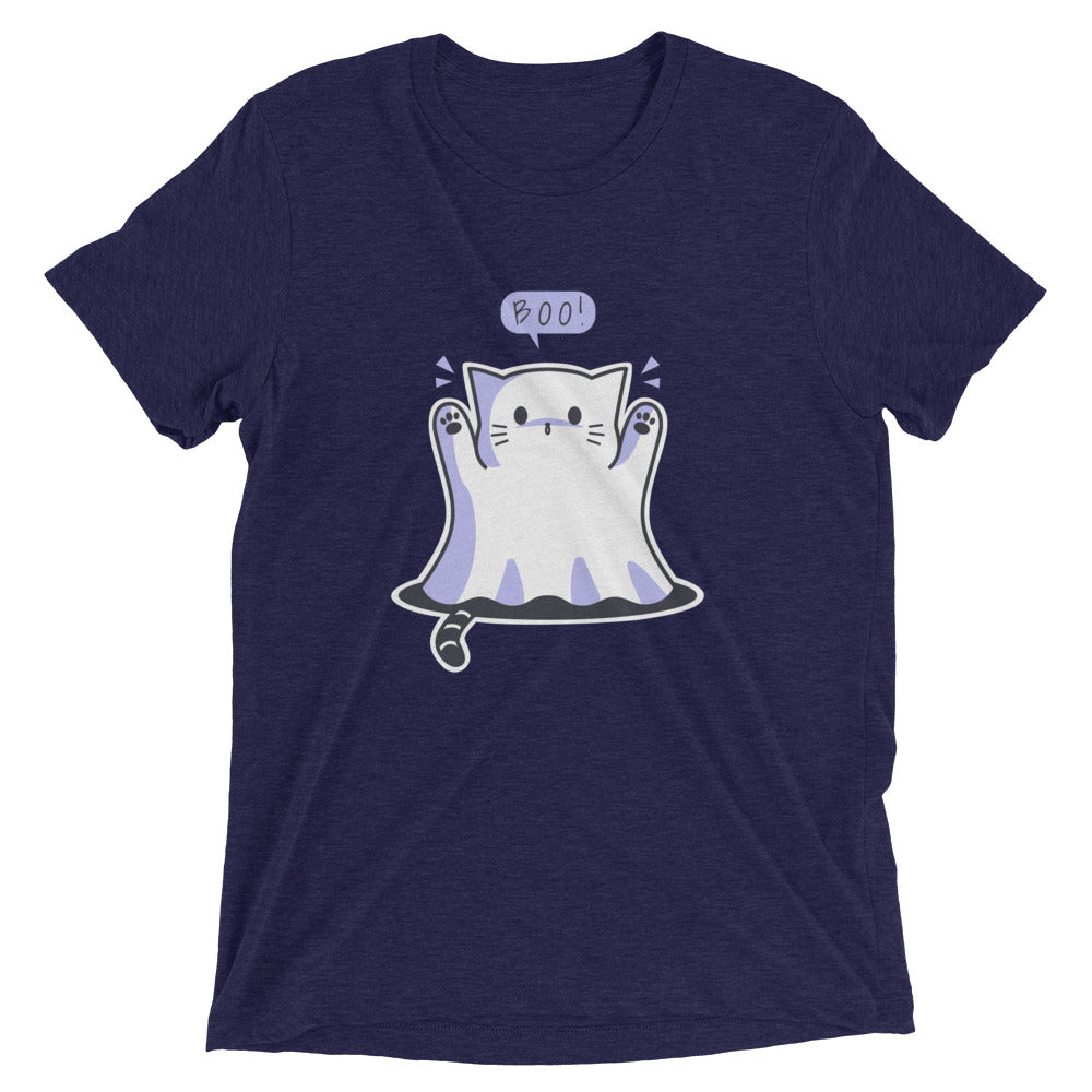 Cat Halloween Ghost T-Shirt