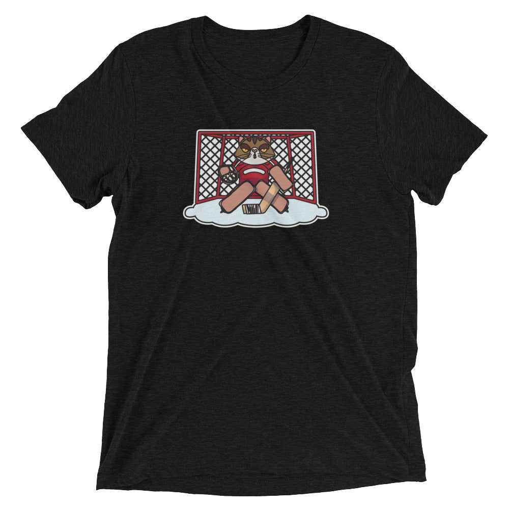 Hockey Goalie Cat T-Shirt