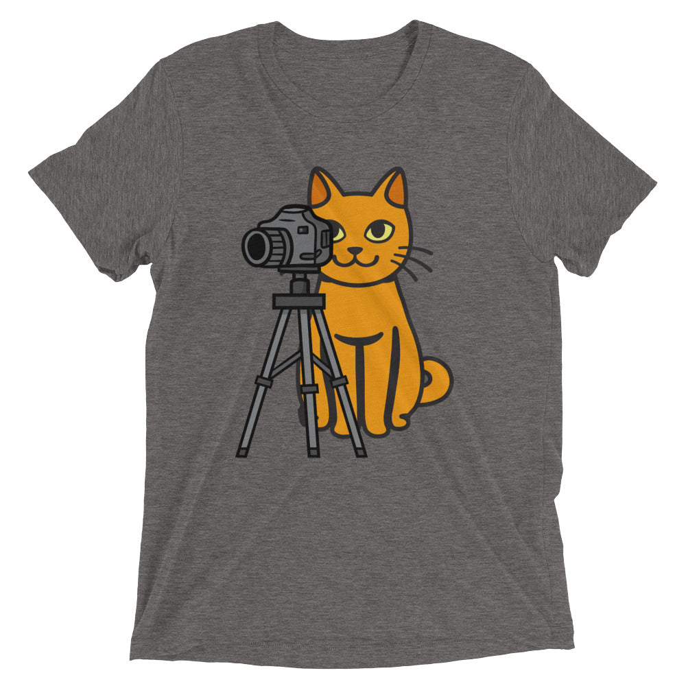 Tripod Photo Cat T-Shirt