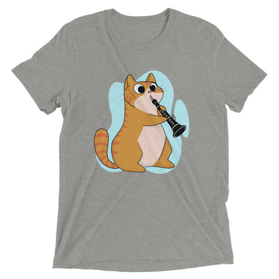 Clarinet Player Cat T-Shirt