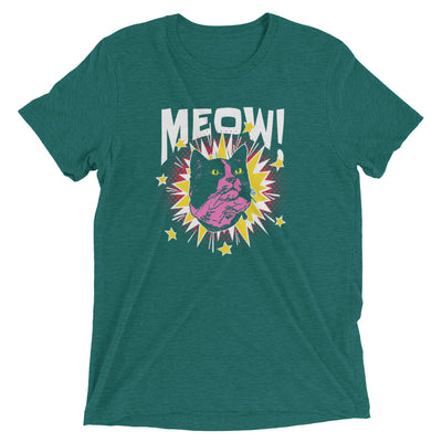 Pop-Art Comic Cat T-Shirt