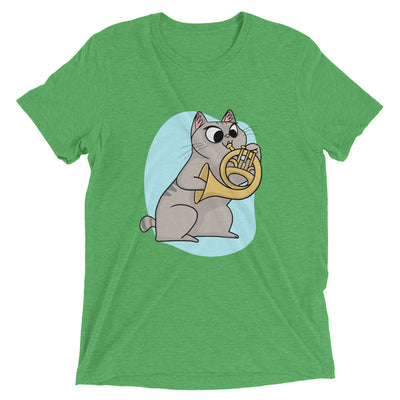 French Horn Player Cat T-Shirt
