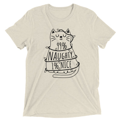 99% Naughty Christmas Cat T-Shirt