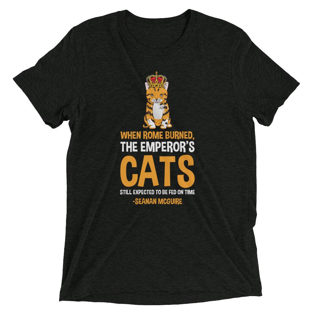 Cats Must Be Fed on Time T-Shirt