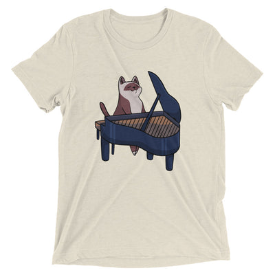 Piano Player Cat T-Shirt