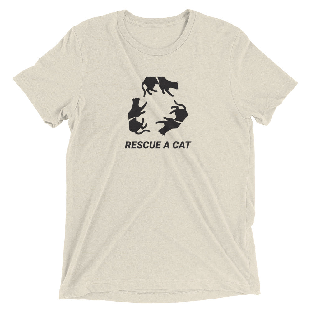 Recycle: Rescue a Cat T-Shirt Cat Bandit Cat Shirts Sponsoring