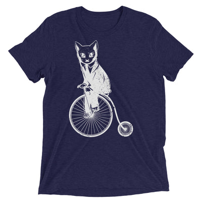 Penny Farthing Cycle Cat T-Shirt