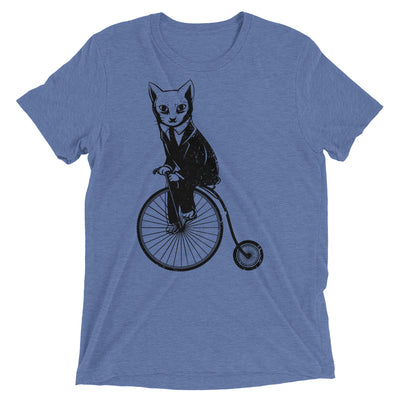 Penny Farthing Cycle Cat T-Shirt