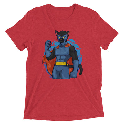 Superhero Comic Cat T-Shirt