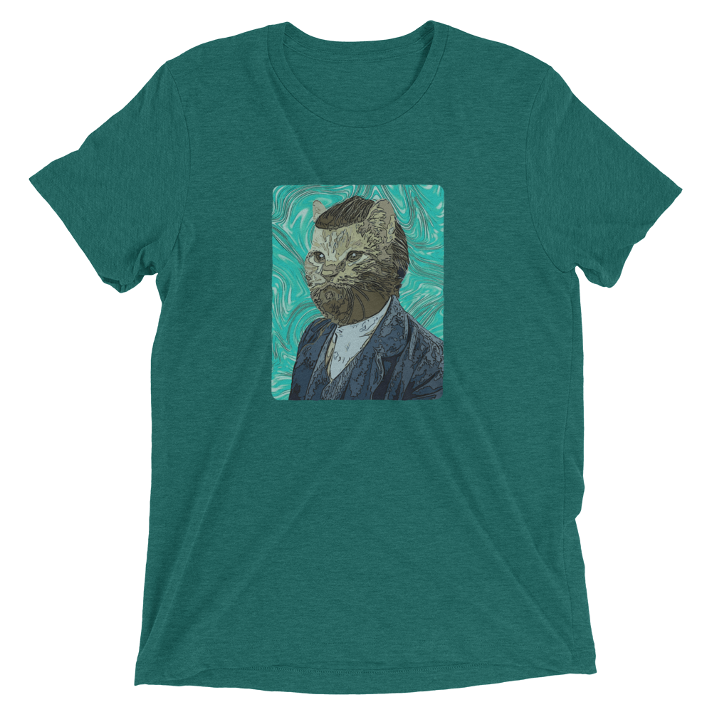 Van Gogh Self Portrait Cat T-Shirt