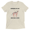 Beware Cat Has Gun T-Shirt