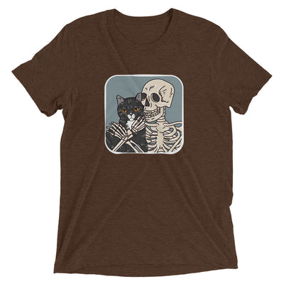 Cat and Skeleton Friends T-Shirt