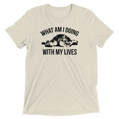 What Am I Doing With My Lives Cat T-Shirt