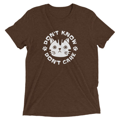 Don't Know Don't Care Cat T-Shirt