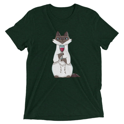 Cat Holding Red Wine T-Shirt