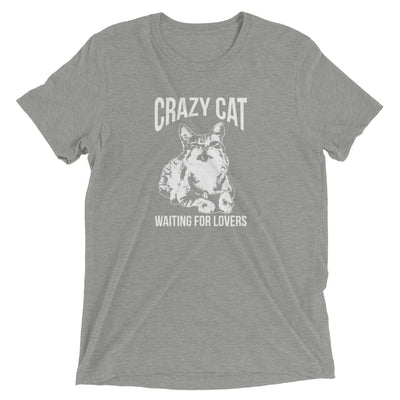 Crazy Cat Waiting for Lovers T-Shirt