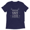 Rescue, Save, Love Cats T-Shirt
