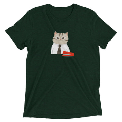 Milton Cat's Red Stapler T-Shirt