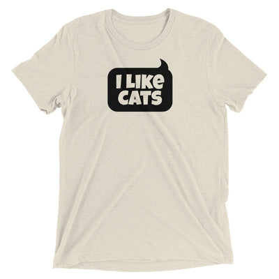 I Like Cats Word Bubble T-Shirt
